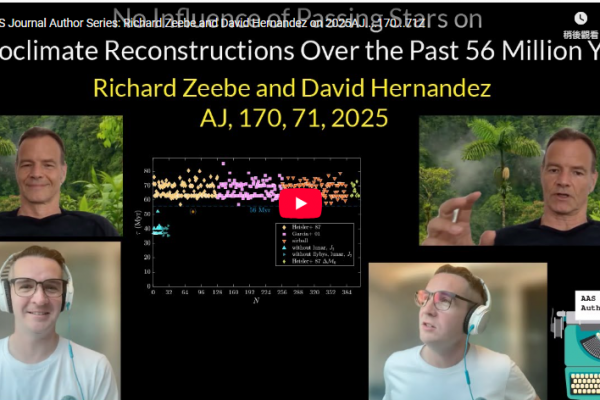 AAS Journal Author Series: Richard Zeebe and David Hernandez on 2025AJ